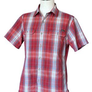 Eddie Bauer Plaid Shirt - Size Medium - Short Sleeve